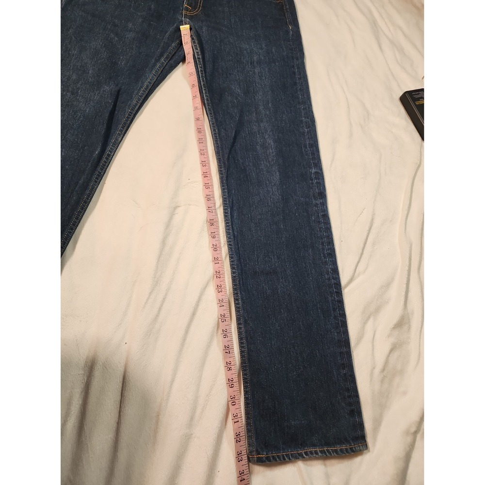 Filson Mens Rail Splitter Jeans 34x34 Straight Leg Made In USA Denim 20172097 - Picture 7 of 15